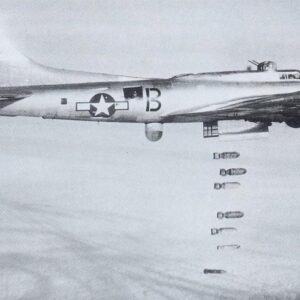 B-17G drops it bombs