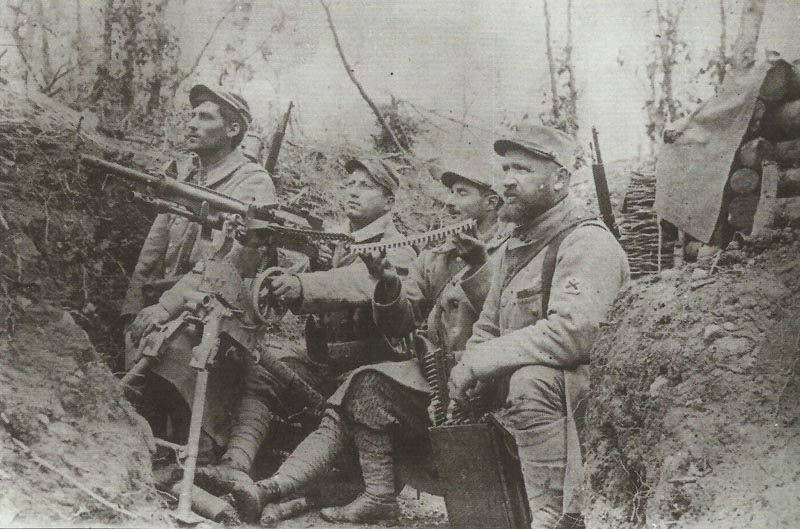 Diary January 16, 1915 10 french hotchkiss mg team 1