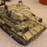 remote-controlled model Tiger tank.