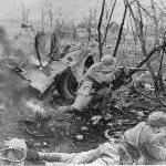 Russian soldiers with PPSh