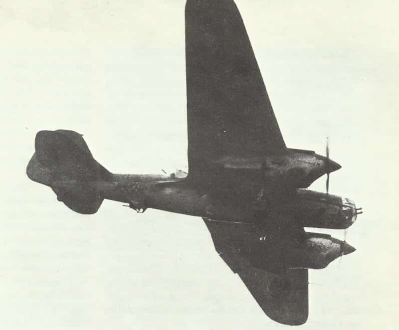 Diary January 14, 1940 22 Russian medium bomber Tupolev SB-3