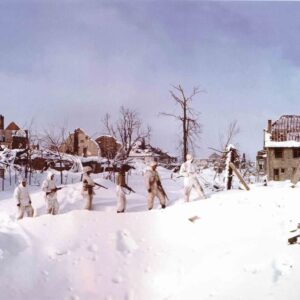 US patrol in the Ardennes