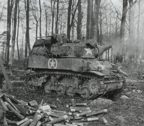 Diary February 5, 1945 16 75mm M8 HMC