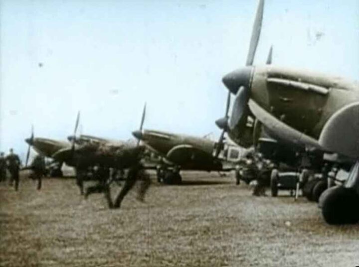 Battle Britain Spitfires ready on Ground px800