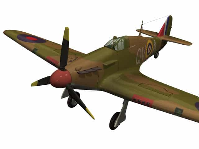3d model Hawker Hurricane I