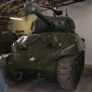 M4A1(76mm) Sherman at Panzermuseum Munster, Germany.