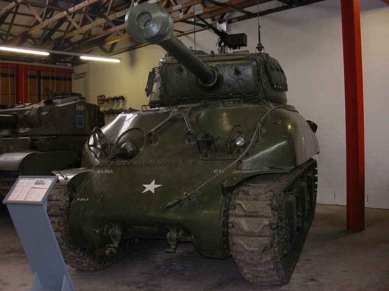 M4A1(76mm) Sherman at Panzermuseum Munster, Germany.