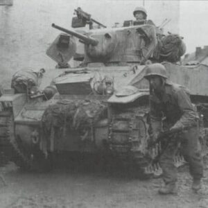 M5 Stuart in captured village