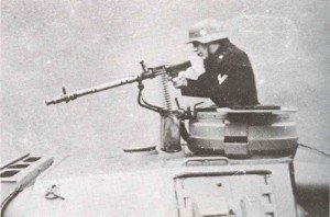 MG34 fired from a Panzer IV