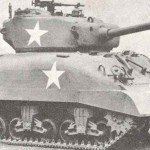 M4A1 Sherman tank with 'wet stowage' and M1A1 76mm gun