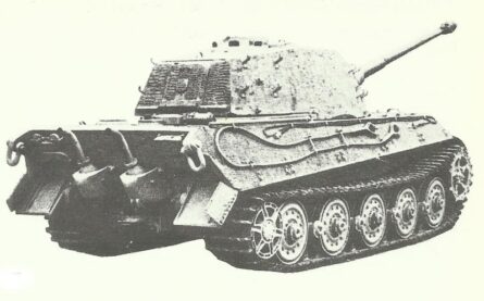 8,8 cm KwK 43 L/71 King Tiger/cazacarros temprano barril #48B13 1/48 RB 