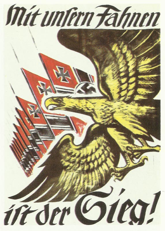 Nazi poster at the beginning of the war