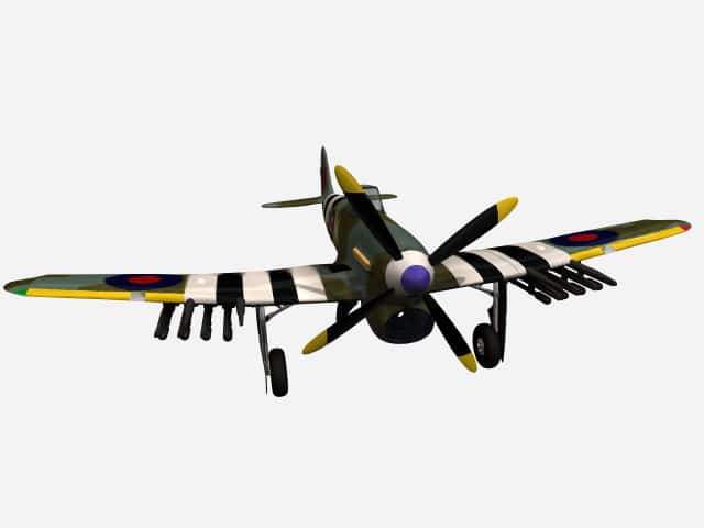 3D model Hawker Typhoon Mk 1B
