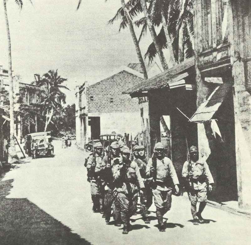 Japanese patrol on Guam