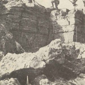 Exercise of German soldiers in rocky terrain