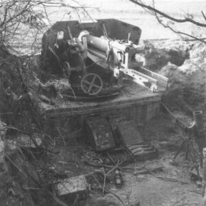 Anti-tank gun position at the Siegfried Line