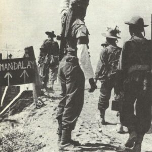 Gurkha troops near Mandalay