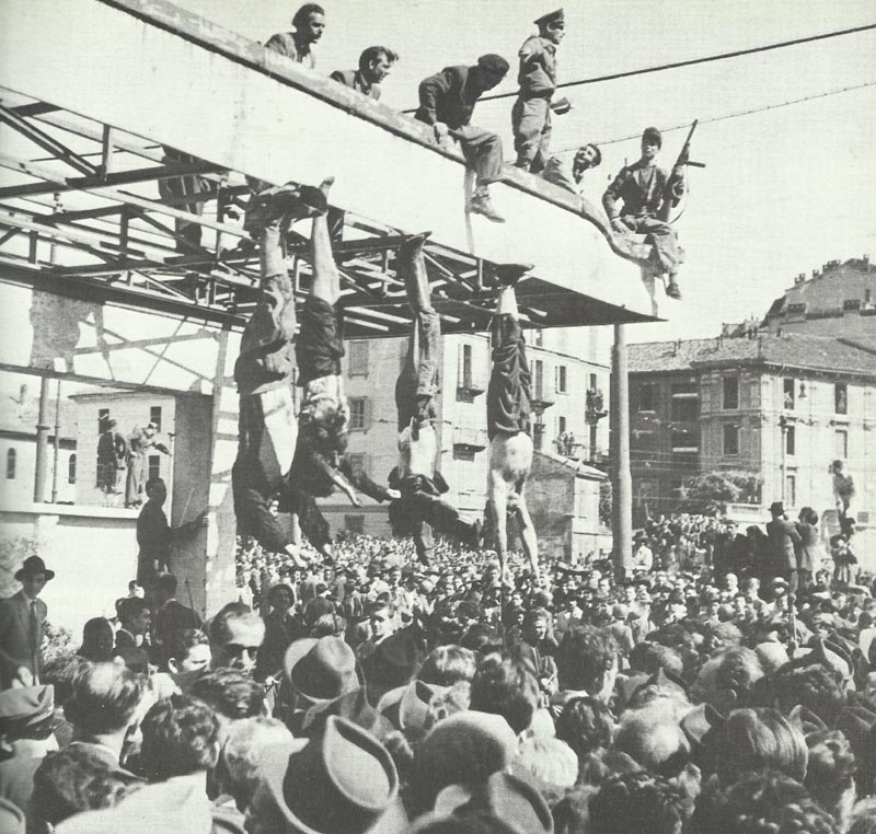 end of Mussolini