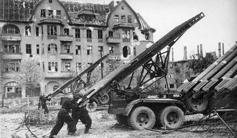Katyusha bombards Berlin