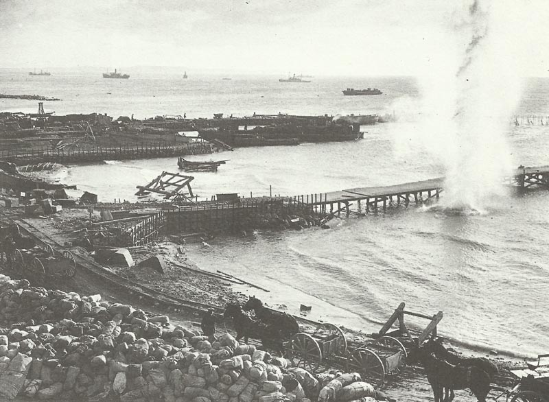 Landing pier at Cape Helles