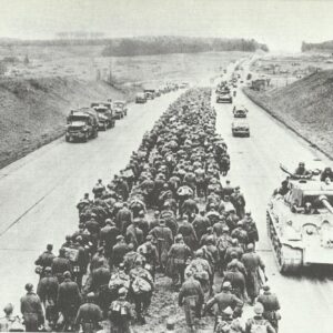 German prisoners columns