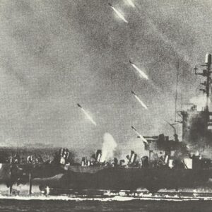 Ship fires rockets on Okinawa