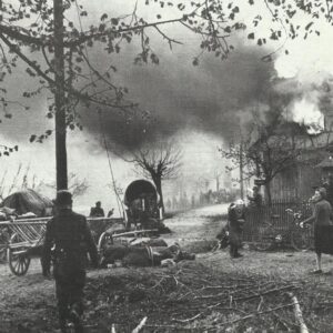 destroyed village in Franconia