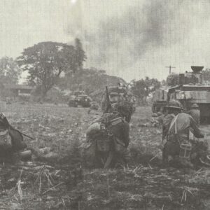 Indian troops in front of Rangoon