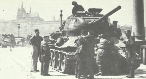 T 34 in Prague