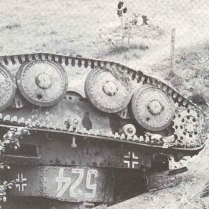 By French air strike destroyed German Panzer 38(t)