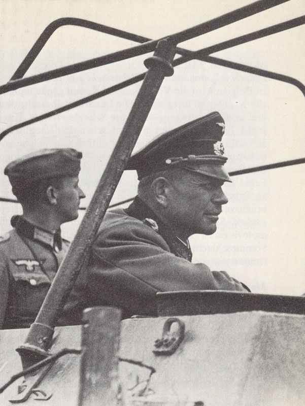 General Guderian commanding from his half-truck