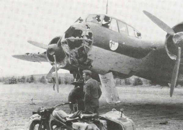 badly shaken Do 17 WW2 Chronology 171 px800