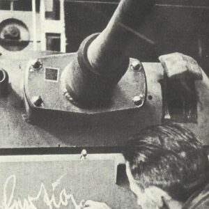 tank rolls off the assembly line