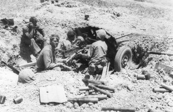 37-mm M3A1 on Okinawa