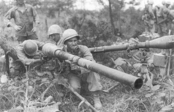 US Army 75-mm T25 recoilles guns
