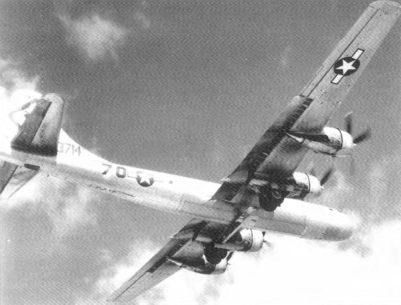 B-29 with ground scanning radar