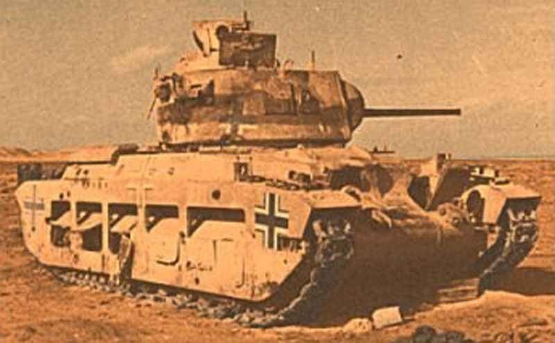 Rommel’s First Offensive in North Africa in 1941 14 Captured Infantry Tank Mk II (Matilda II)