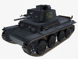 3d model Panzer 38 (t) Ausf G