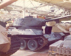 T-34-85 with 85mm gun at the RAC Tank Museum