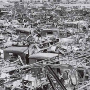 destroyed British equipment at Dunkirk