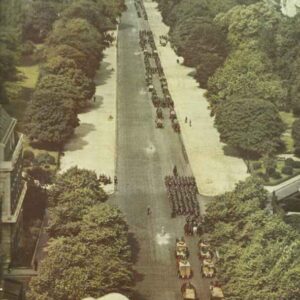 View on the Avenue Foch when the Germans enter Paris.