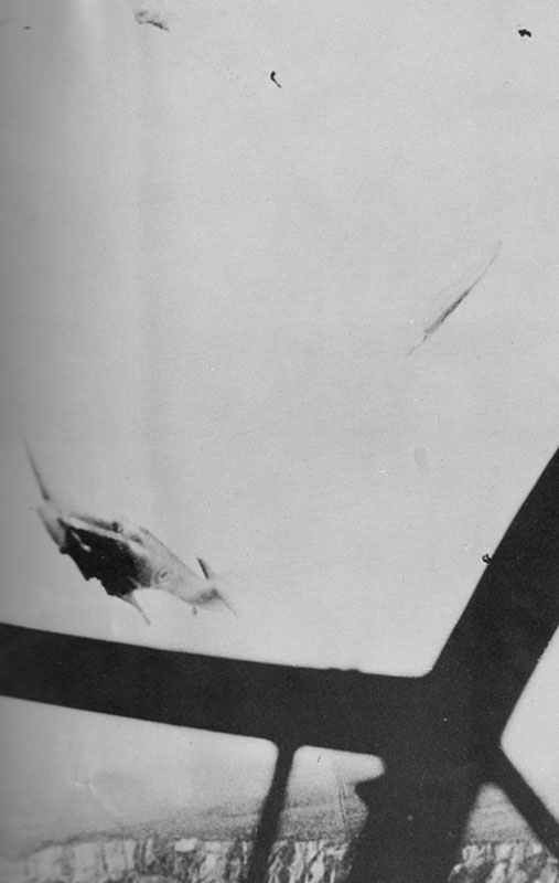 Battle of Britain 8 a Hawker Hurricane as it was shot down