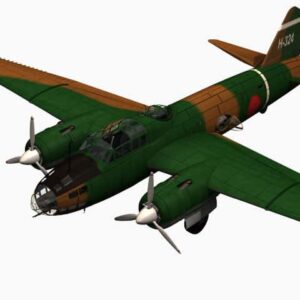 3D model Mitsubishi G4M Betty.