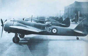 Bristol Blenheim Mk IF fighters