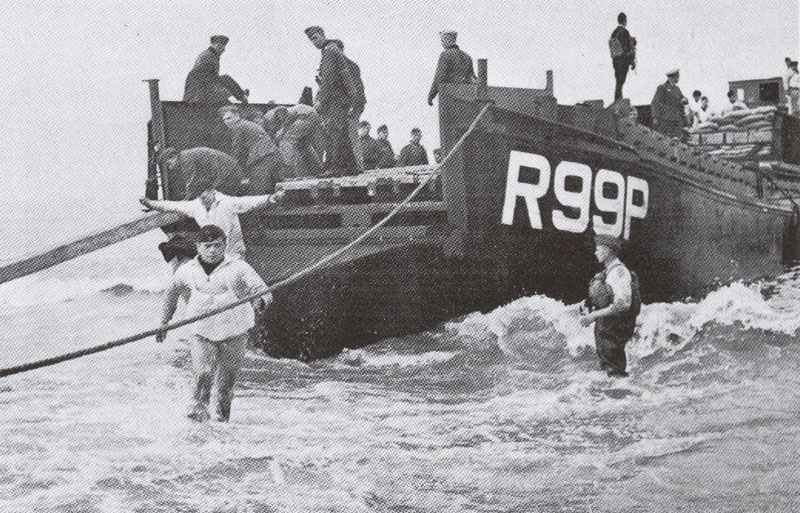 ^Exercise of German landing crafts