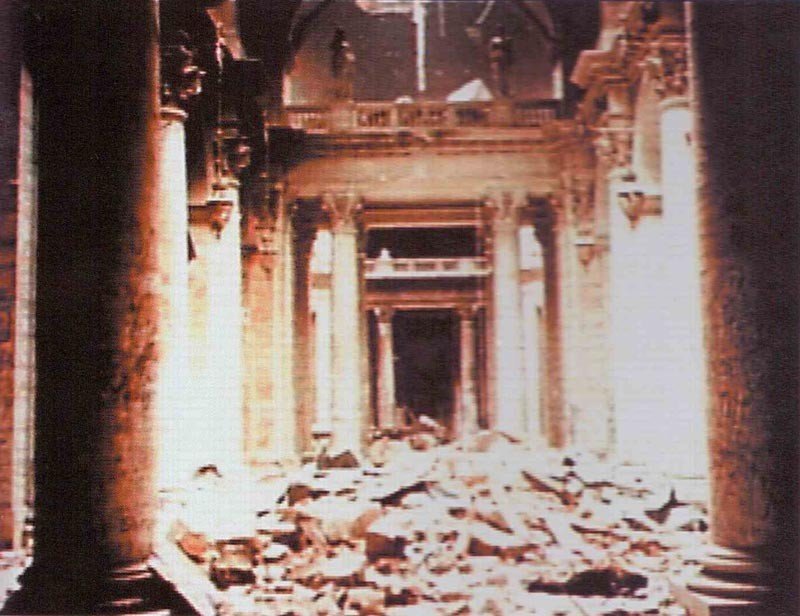 remains of Hitler's office