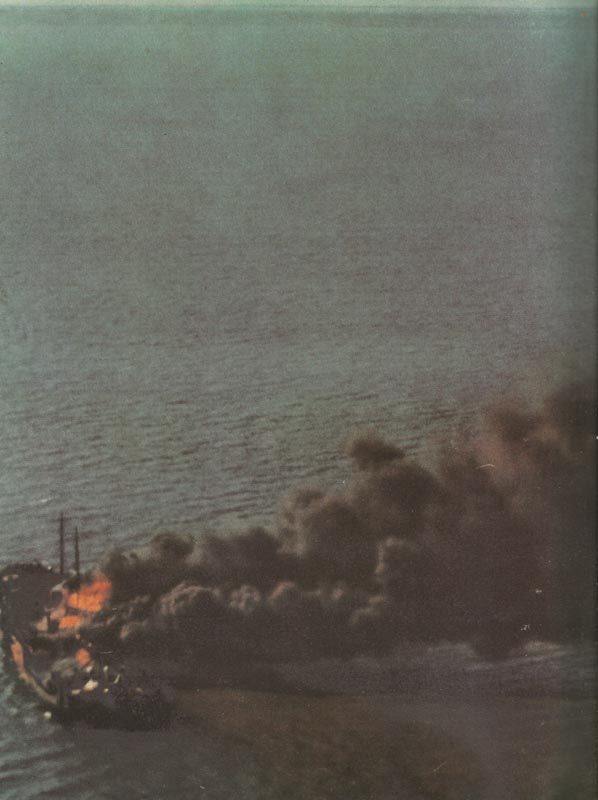 Destruction of a merchantmen