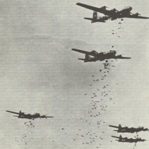 Dropping of incendiary bombs by B-29