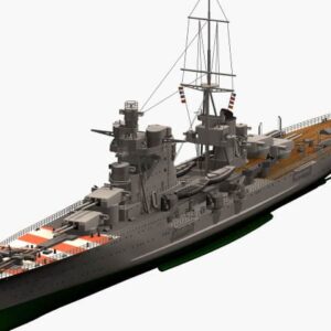 3d model of Italian heavy cruiser Pola of Zara class.