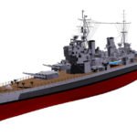 3D model battleship King George V